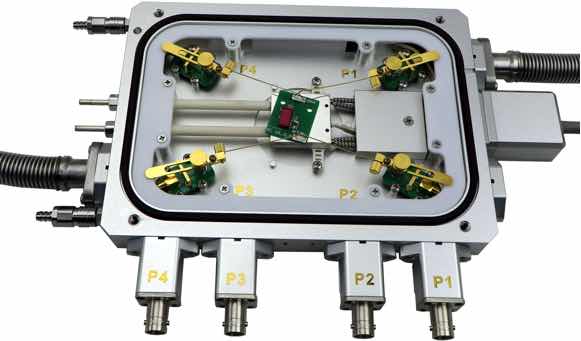 HCP-400-V-PM : Mini probe stage under vacuum