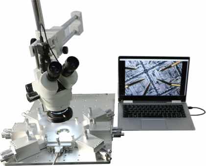 HCP-400-V-MPS : Mini probe stage under vacuum